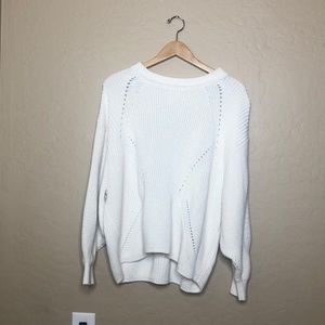 White Knitted Sweater [H&M]